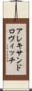 アレキサンドロヴィッチ Scroll