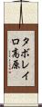 タボレイロ高原 Scroll