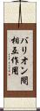 バリオン間相互作用 Scroll