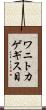 ワニトカゲギス目 Scroll