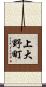 上大野町 Scroll