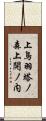 上鳥羽塔ノ森上開ノ内 Scroll