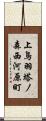 上鳥羽塔ノ森西河原町 Scroll