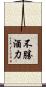 不勝酒力 Scroll
