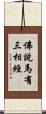 佛說馬有三相經 Scroll