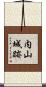 内山城跡 Scroll