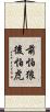 前怕狼後怕虎 Scroll