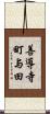 善導寺町与田 Scroll