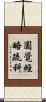 圓覺經略疏科 Scroll