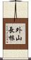 外山長根 Scroll