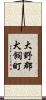 大野郡犬飼町 Scroll