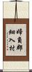 婦負郡細入村 Scroll