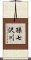孫七沢川 Scroll