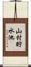 山村貯水池 Scroll