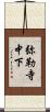 弥勒寺中下 Scroll