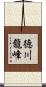 徳川龍峰 Scroll
