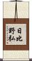 日比野弘 Scroll