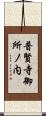 普賢寺御所ノ内 Scroll