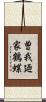 曽我廼家鶴蝶 Scroll