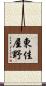 東佳屋野 Scroll