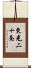 東光二十条 Scroll