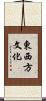 東西方文化 Scroll