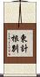 東計根別 Scroll