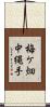 梅ケ畑中縄手 Scroll