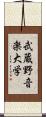 武蔵野音楽大学 Scroll