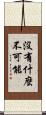 沒有什麼不可能 Scroll