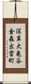 深草大亀谷金森出雲町 Scroll