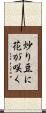 炒り豆に花が咲く Scroll