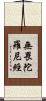 無畏陀羅尼經 Scroll