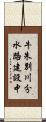 牛朱別川分水路建設中 Scroll