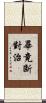 畢竟斷對治 Scroll