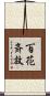 百花斉放 Scroll