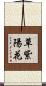 草紫陽花 Scroll