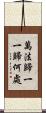 萬法歸一一歸何處 Scroll