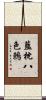 藍枕八色鶇 Scroll