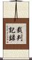 裁判記録 Scroll