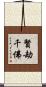 賢劫千佛 Scroll