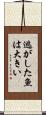 逃がした魚は大きい Scroll