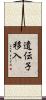 遺伝子移入 Scroll