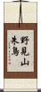 野見山朱鳥 Scroll
