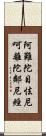 阿難陀目怯尼呵離陀鄰尼經 Scroll