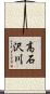 高石沢川 Scroll