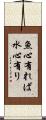 魚心有れば水心有り Scroll
