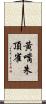 黃嘴朱頂雀 Scroll