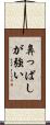 鼻っぱしが強い Scroll