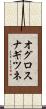オグロスナギツネ Scroll